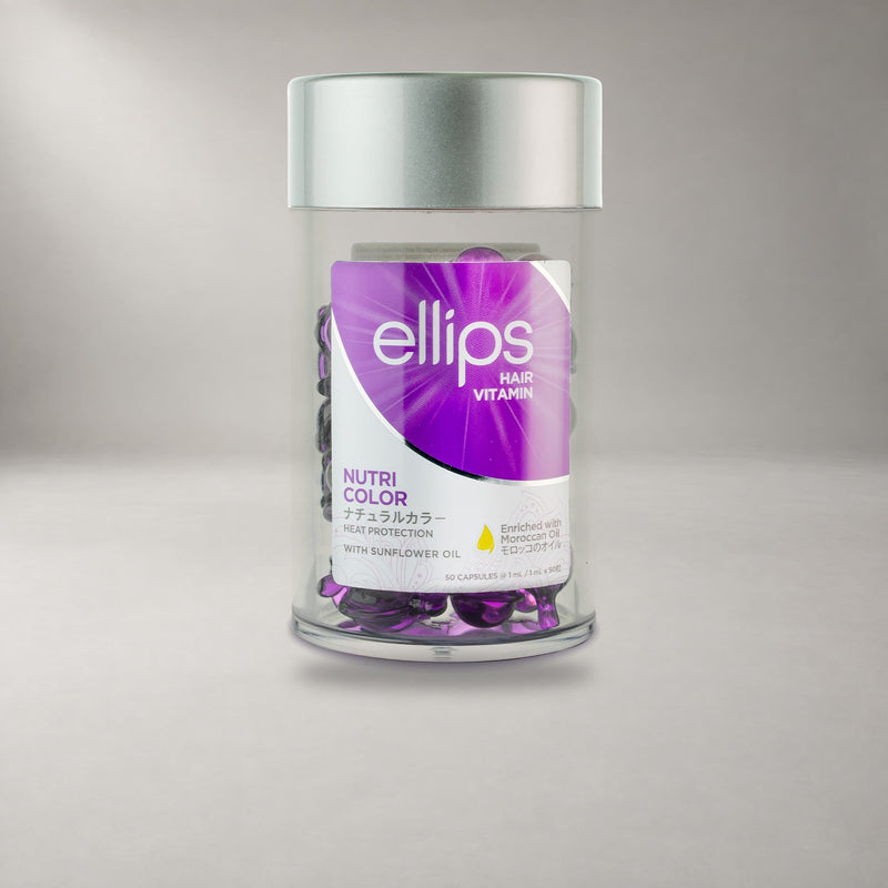 Ellips Nutri Color: hiusöljykapselit, purkissa 50 kapselia