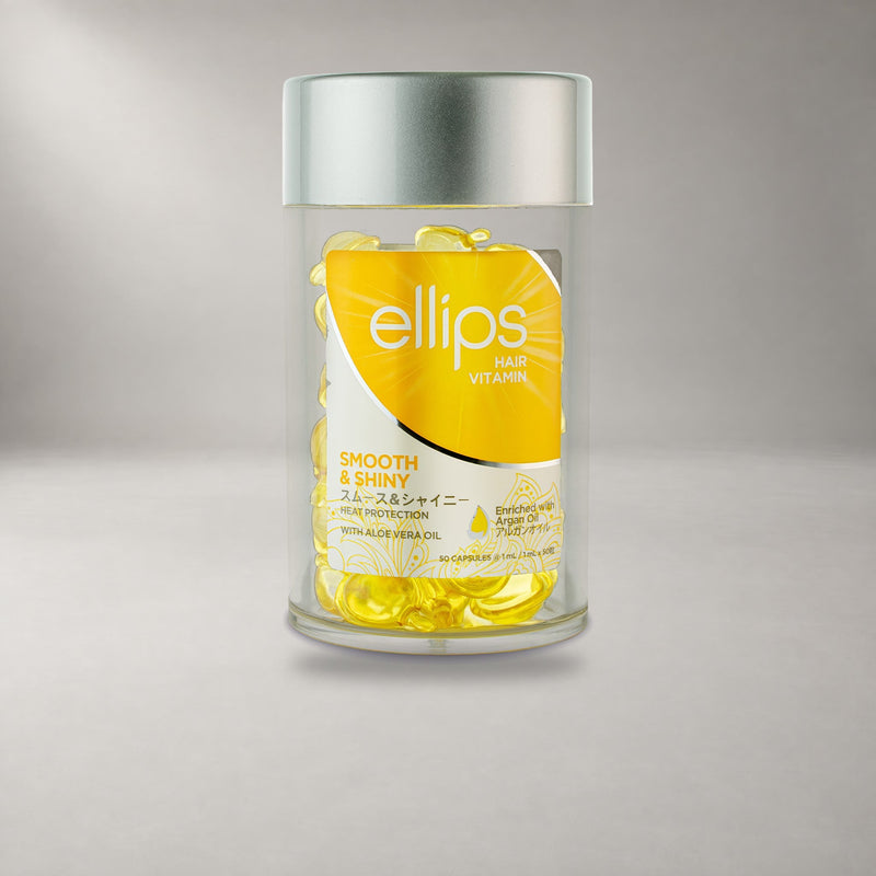Ellips Smooth & Shiny: hiusöljykapselit, purkissa 50 kapselia