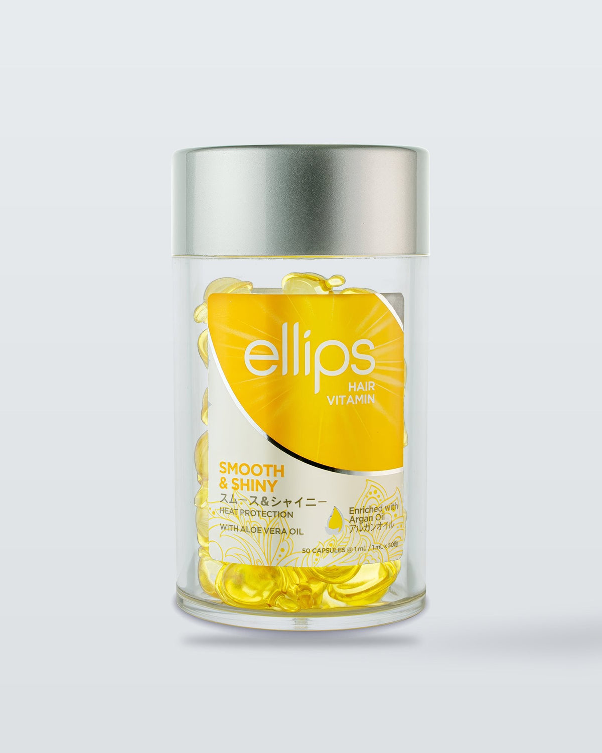 Ellips Smooth & Shiny -hiusöljykapselit, 50 kapselin purkki