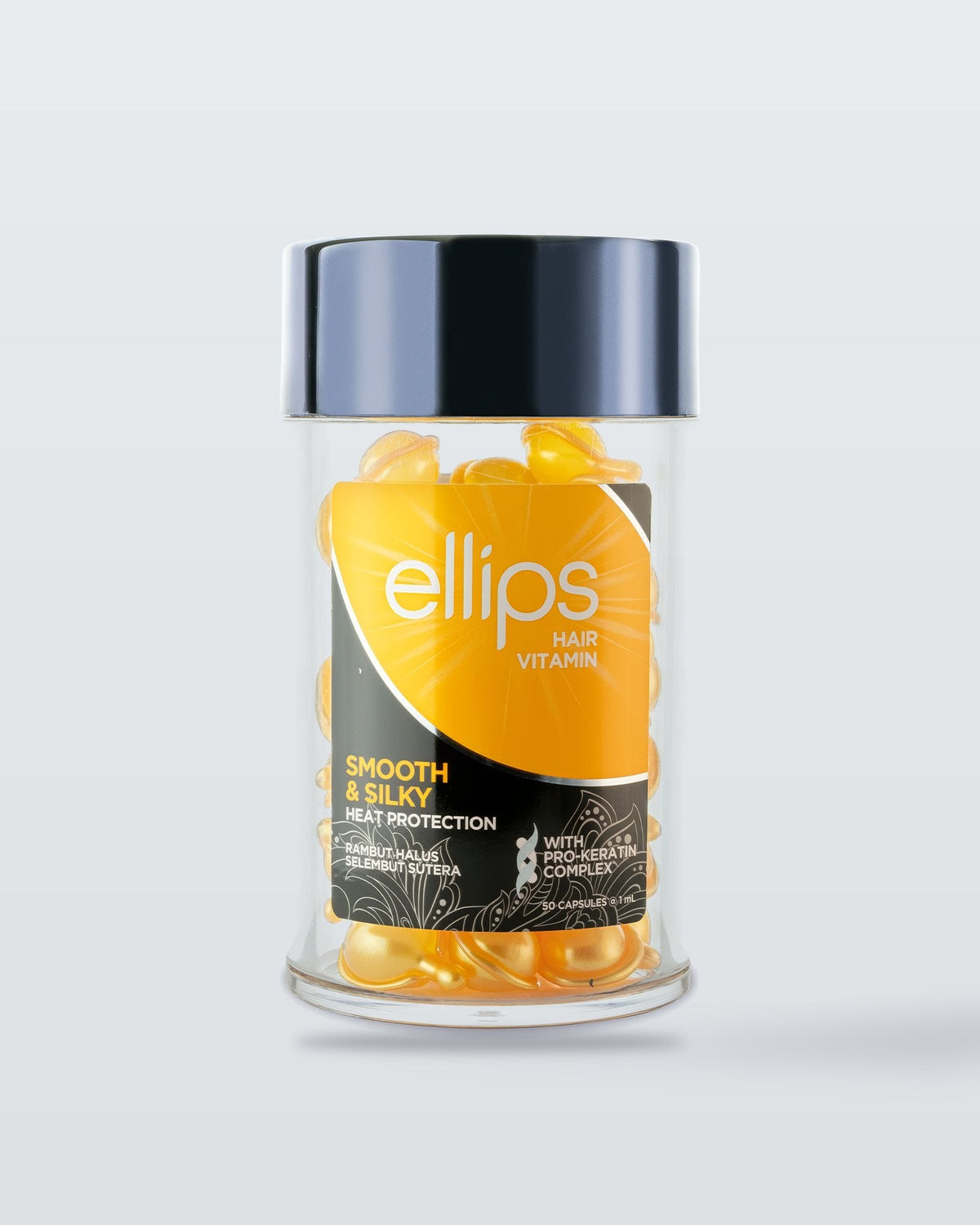 Ellips Smooth & Silky -hiusöljykapselit, 50 kapselin purkki